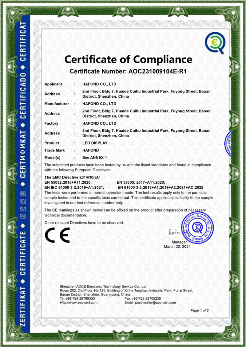 Certification (2)